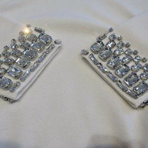 Sindih Rhinestone-Cuff Wool Sweater NWOT Size XL